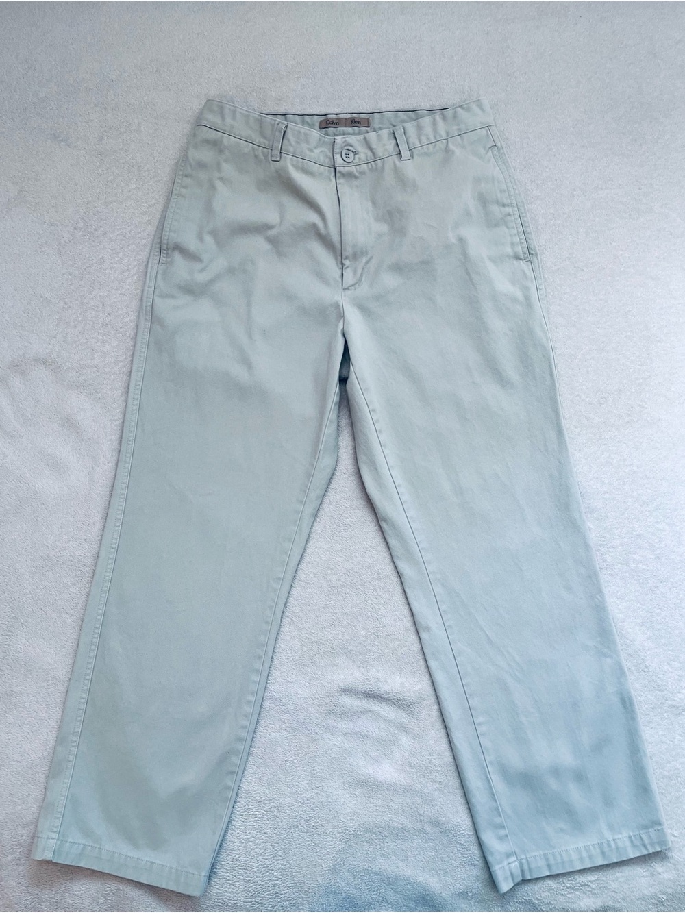Calvin Klein Khaki Chino Pants Men’s Size 32 Color Cream